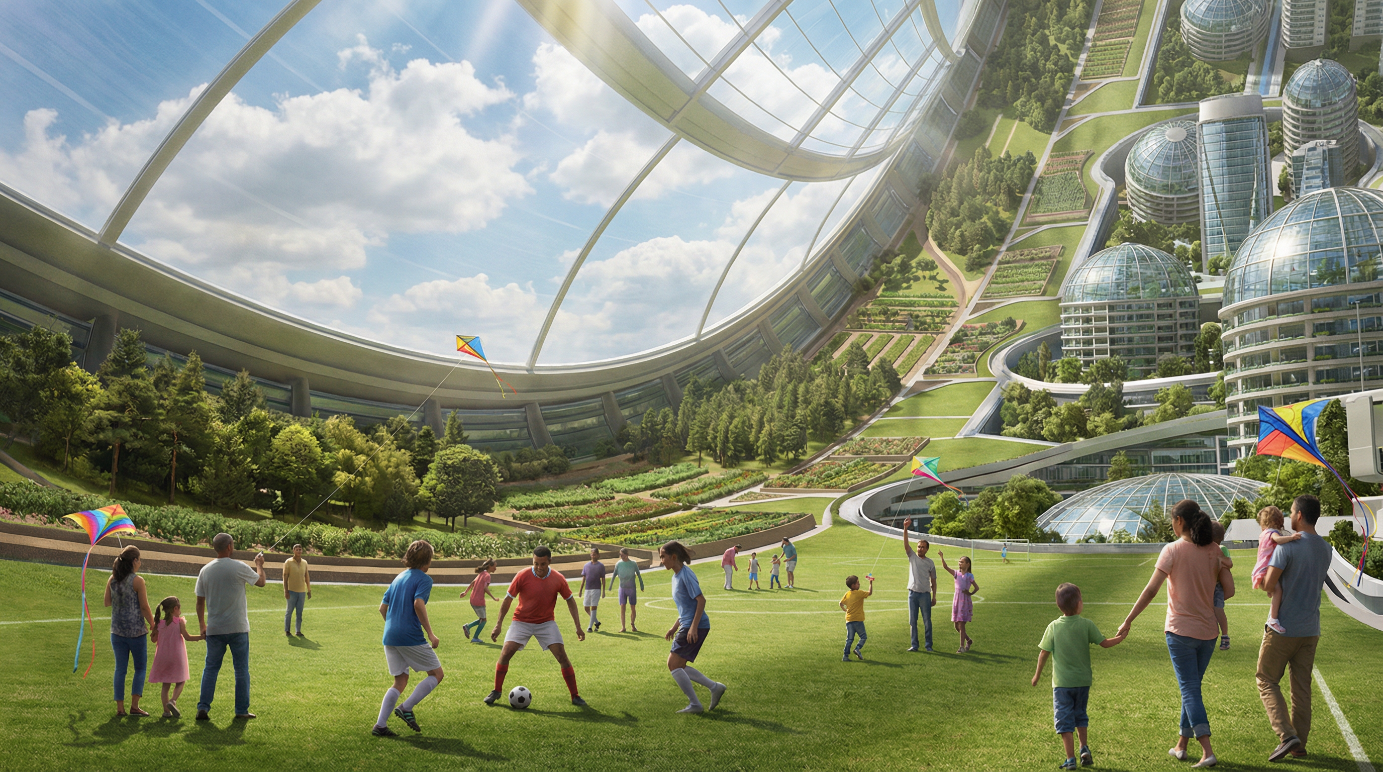 Parks and recreation inside SpaceTube